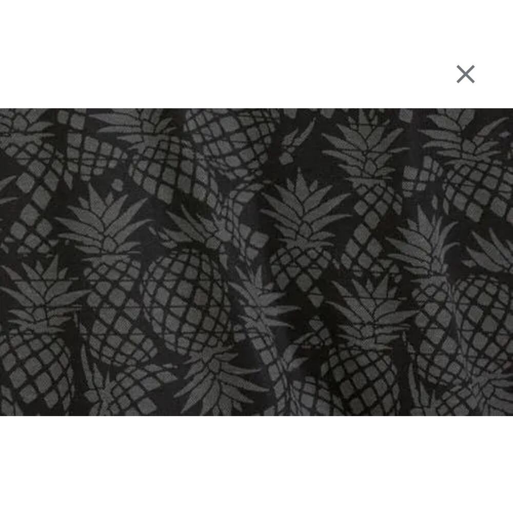 TravisMathew Off The Cape Mens Golf Polo Black Gray Pineapple Shirt Size Large - Picture 6 of 12